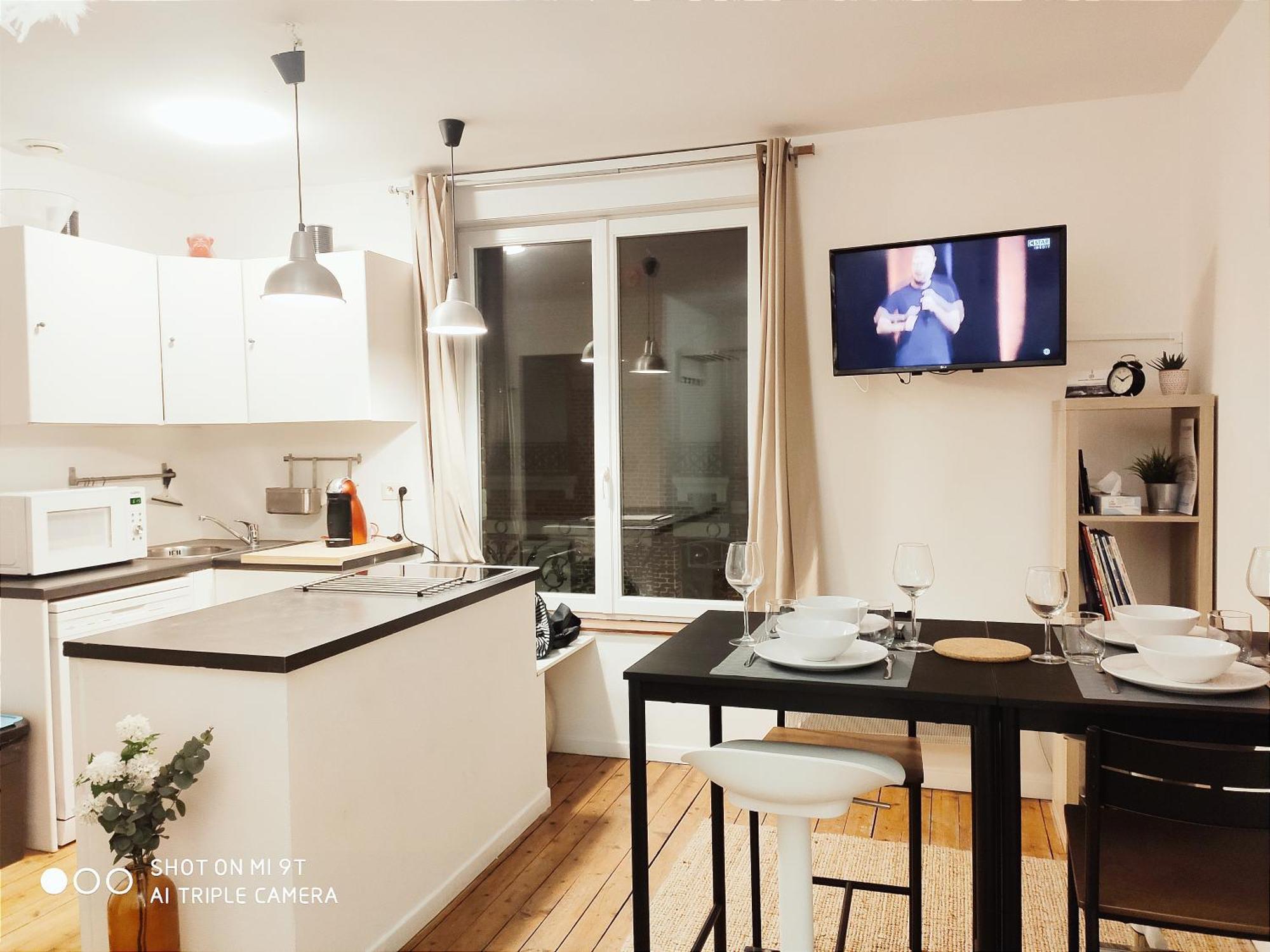 Ferienwohnung Chaleureux T2 Au Style Vintage - Rue Gratuite Amiens Exterior foto